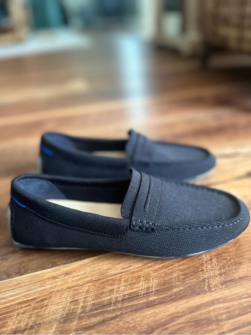 Rothy's The Daily Driver in Black Knit Slip-On Loafers size 8 Women’s - Picture 6 of 13